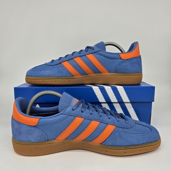 New Adidas Handball Spezial \'Focus Blue Orange Gum\' Men\'s Shoes Size 9 main image 5